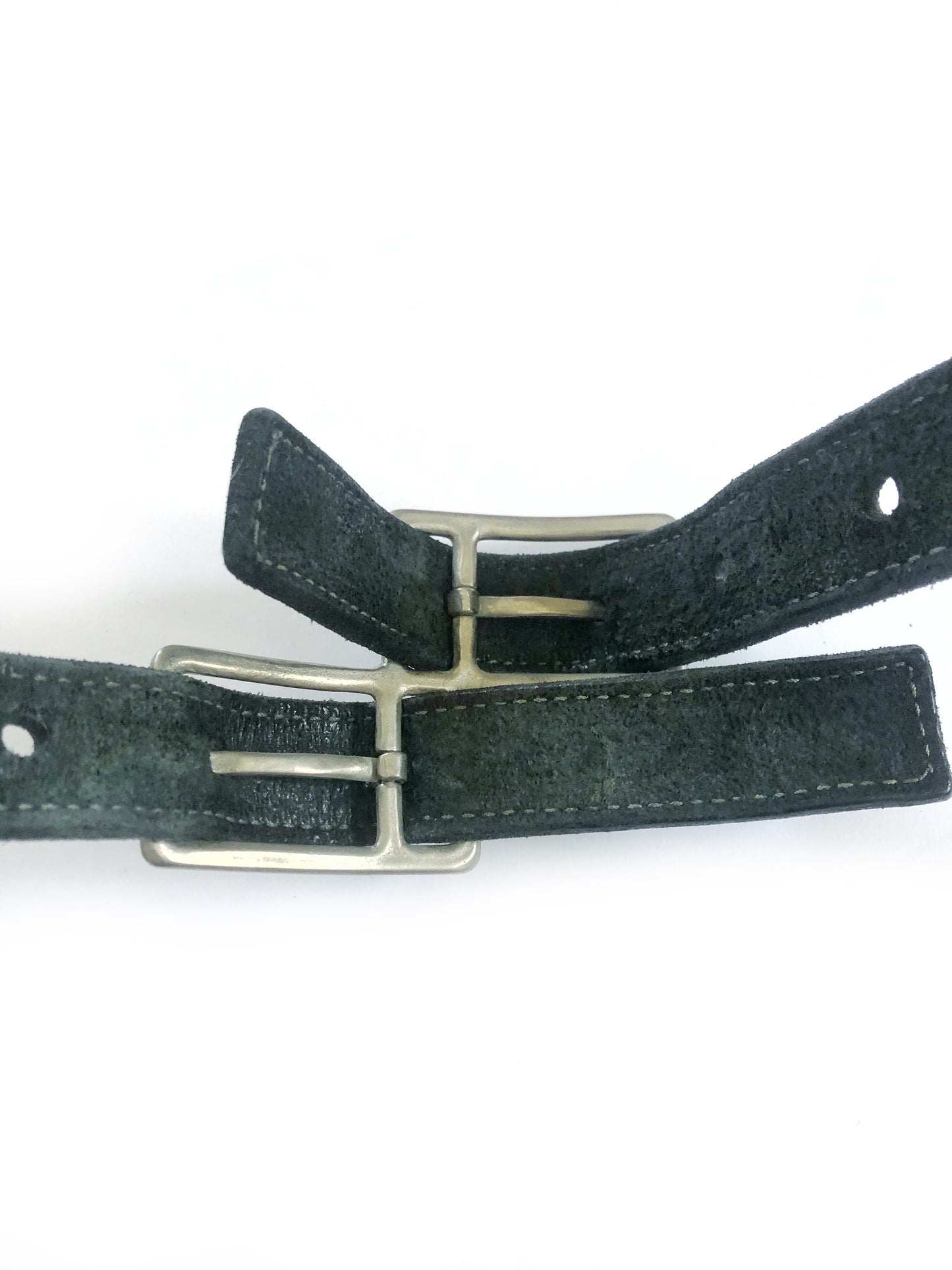 SAFE Double Buckle Leather Belt