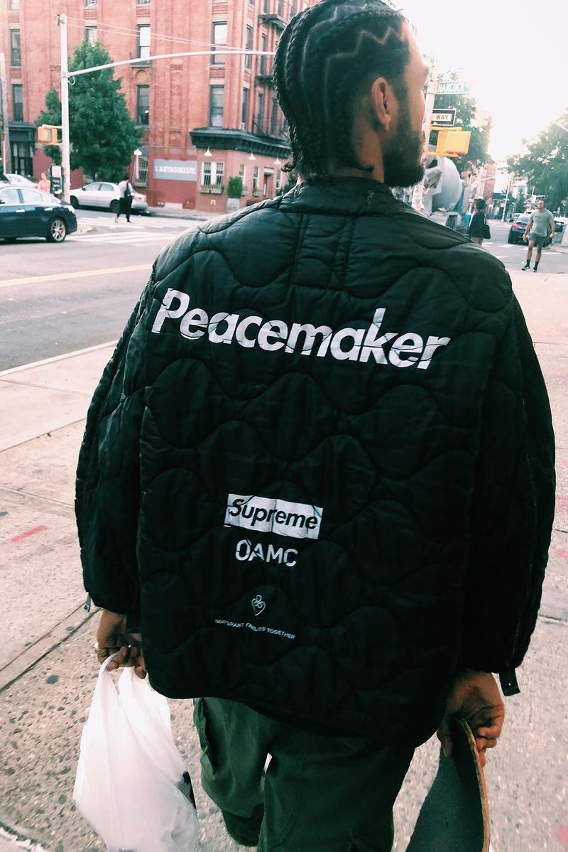 2019 Peacemaker Oamc x Supreme Liner