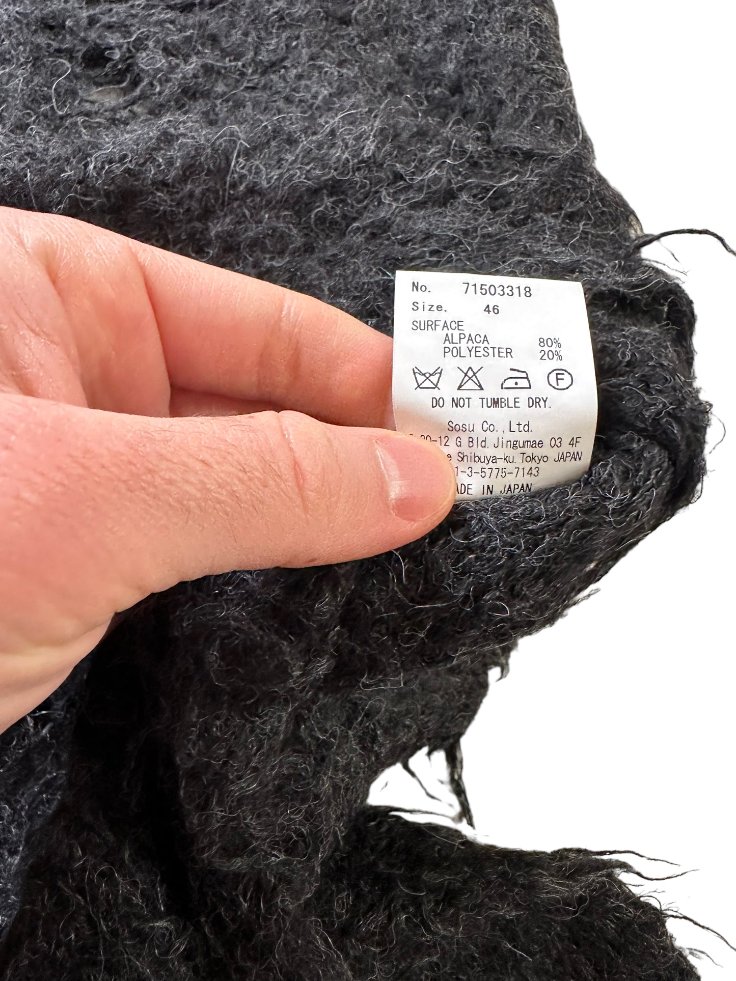 Thrashed Grunge Alpaca Knit