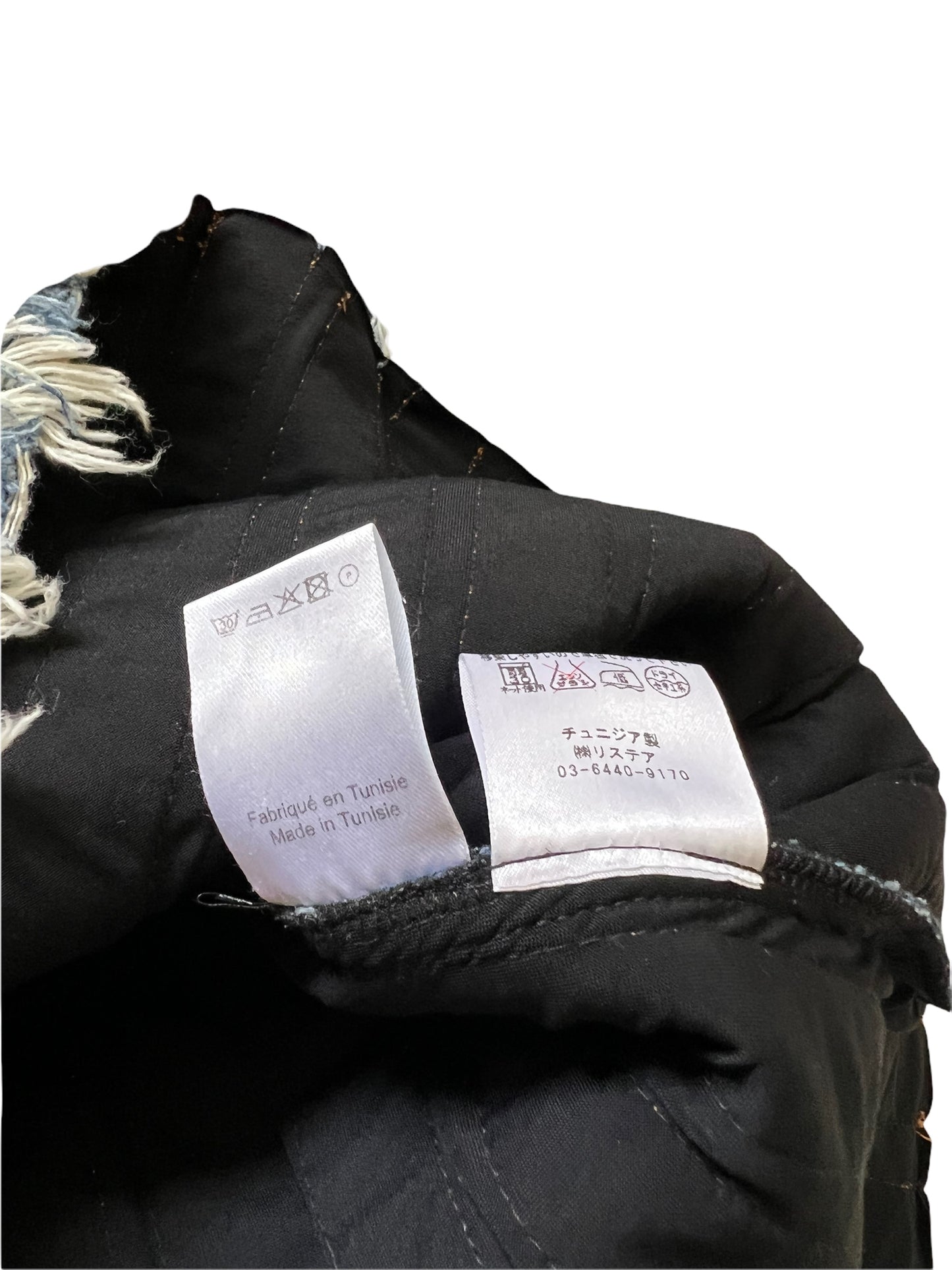 FW2016 Distressed Denim Throwover