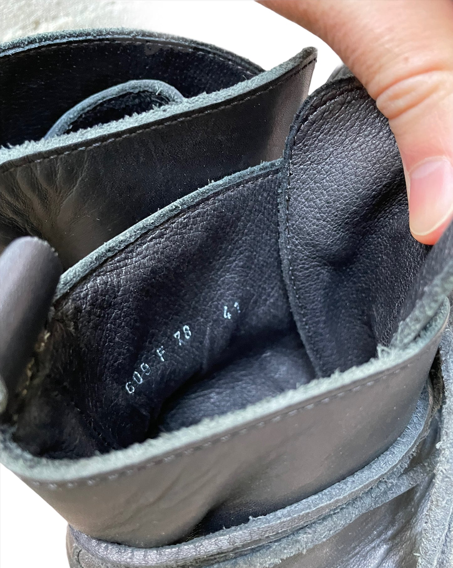 1990’s Web Lace Painted Sole Boot