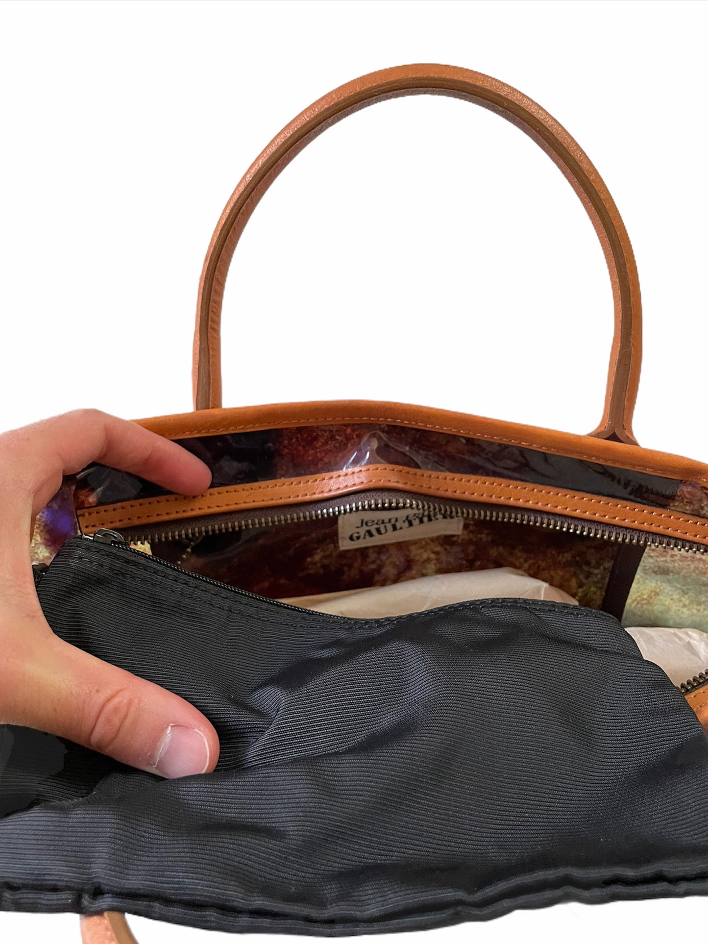 1995 Cyber Rust Clear Bag