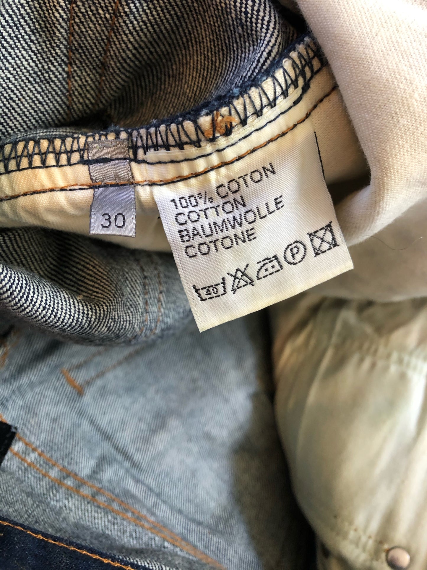 2003 Runway Luster Waxed Denim