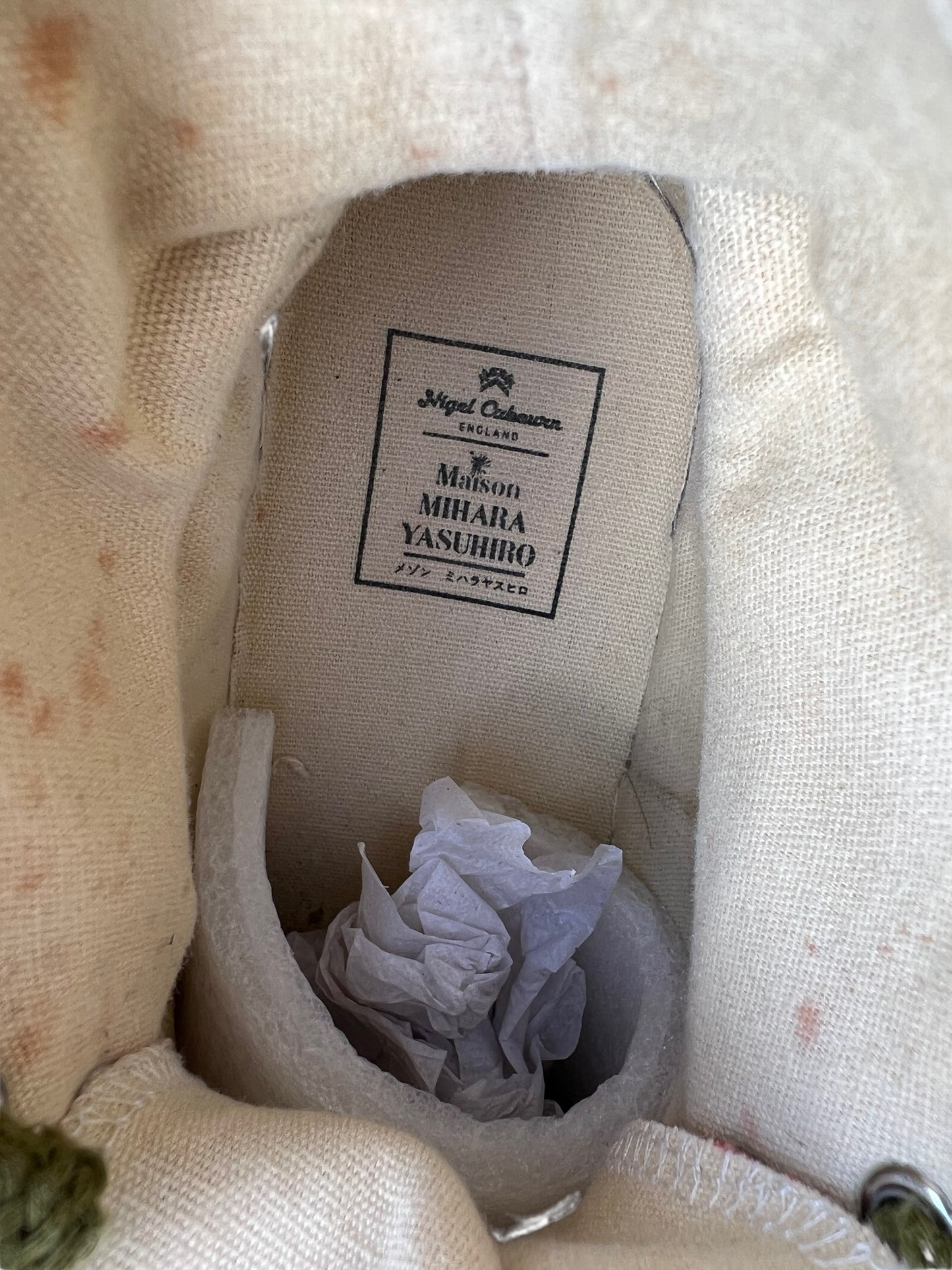 X Nigel Cabourn Olive Chunky OG Sole