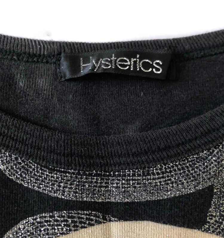 Hysterics (Hysteric Glamour) Glitter Snakes Skull Top