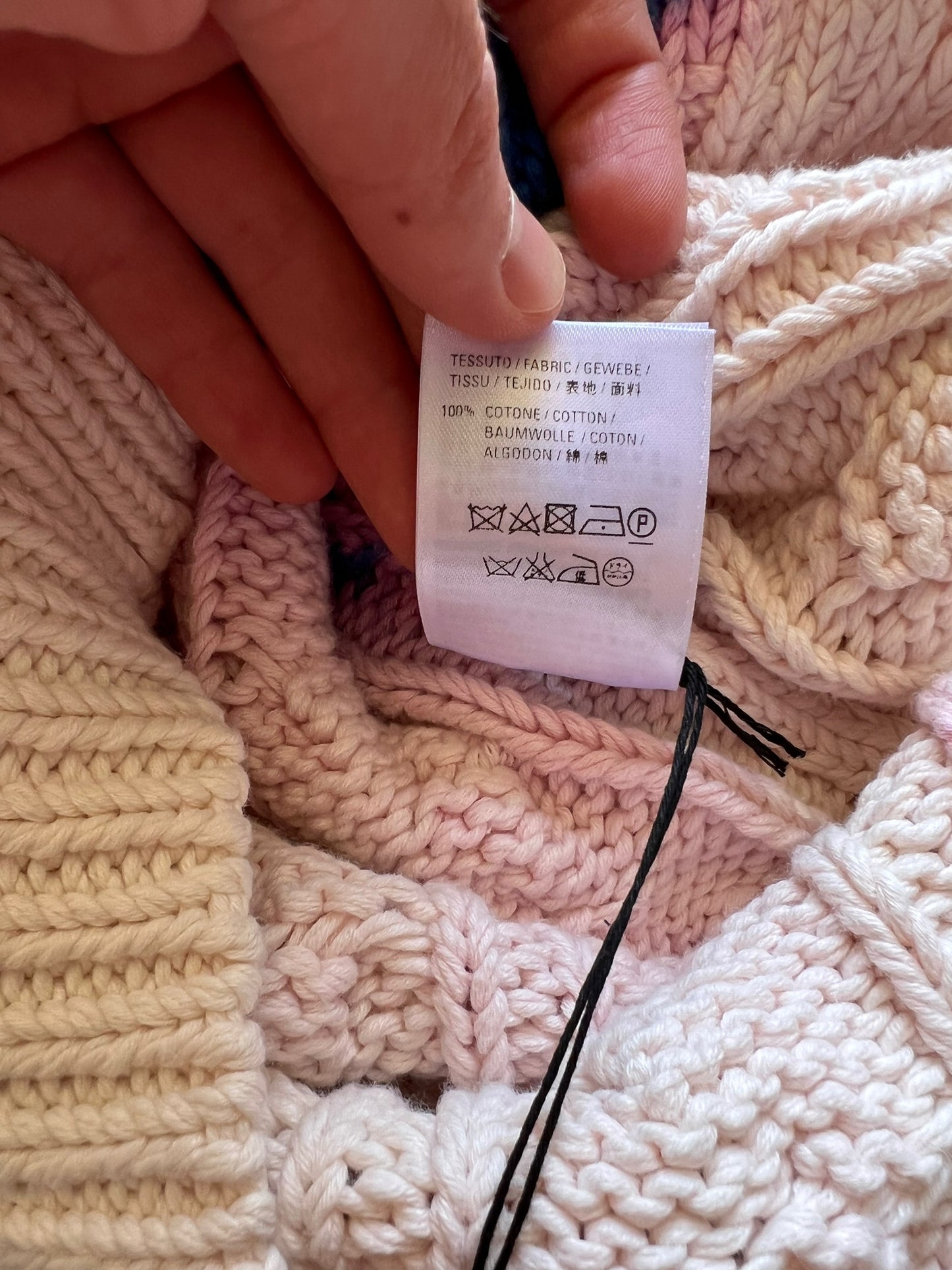 2019 Blue Bleach Turtleneck