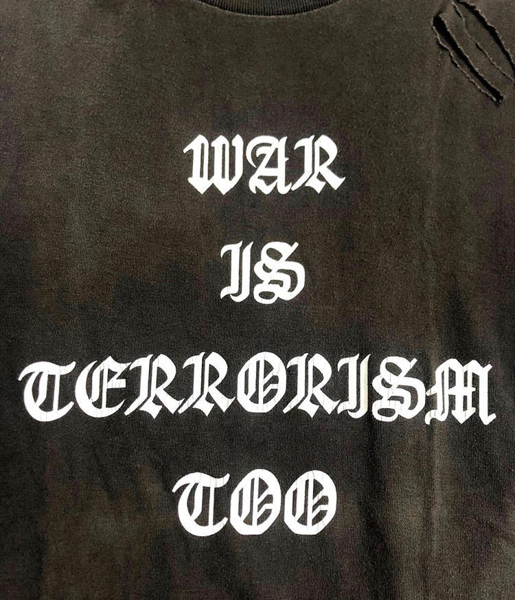 04 Number (N)ine War is Terrorism Tee – Archive Reloaded