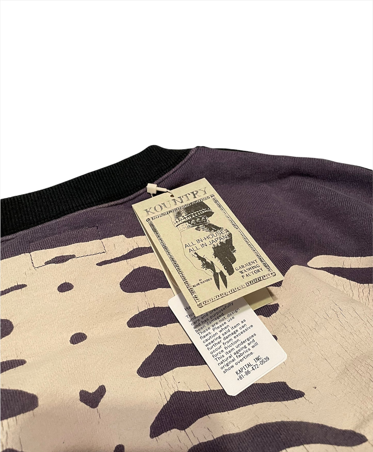 Purple Skeleton Bone Crewneck