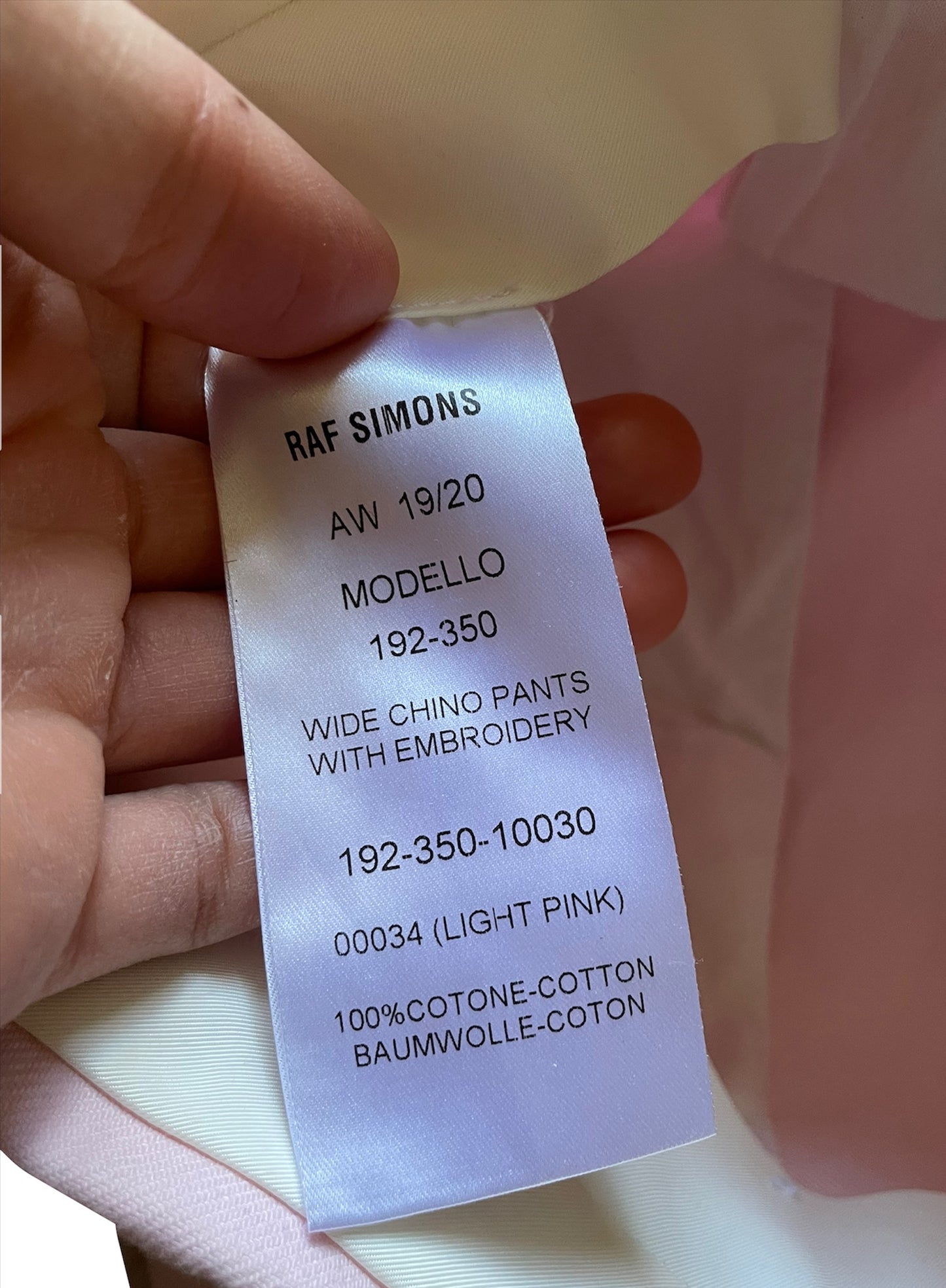 FW19 Runway Phobia Pink Trousers