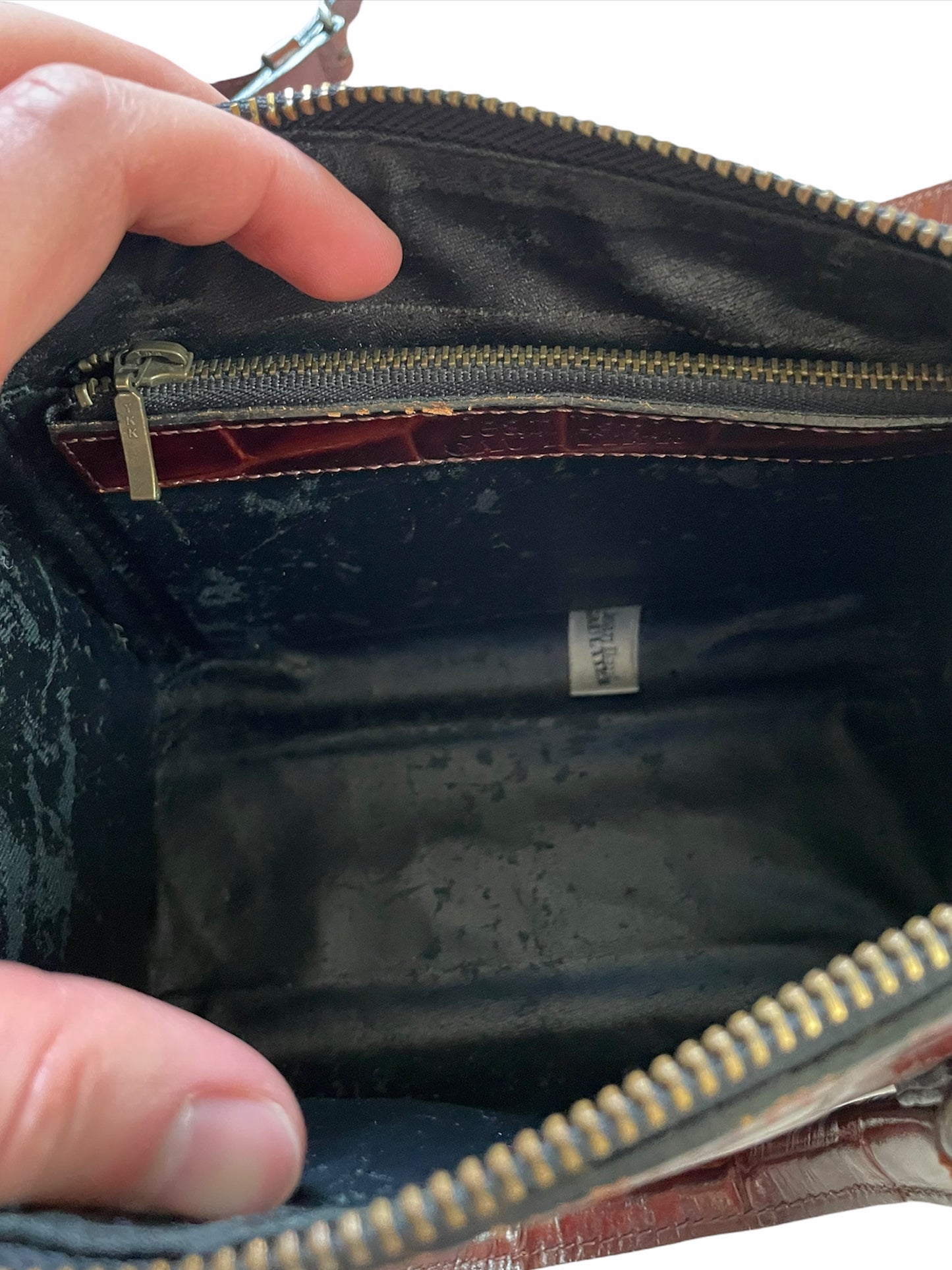 Croc Embossed Mini Purse