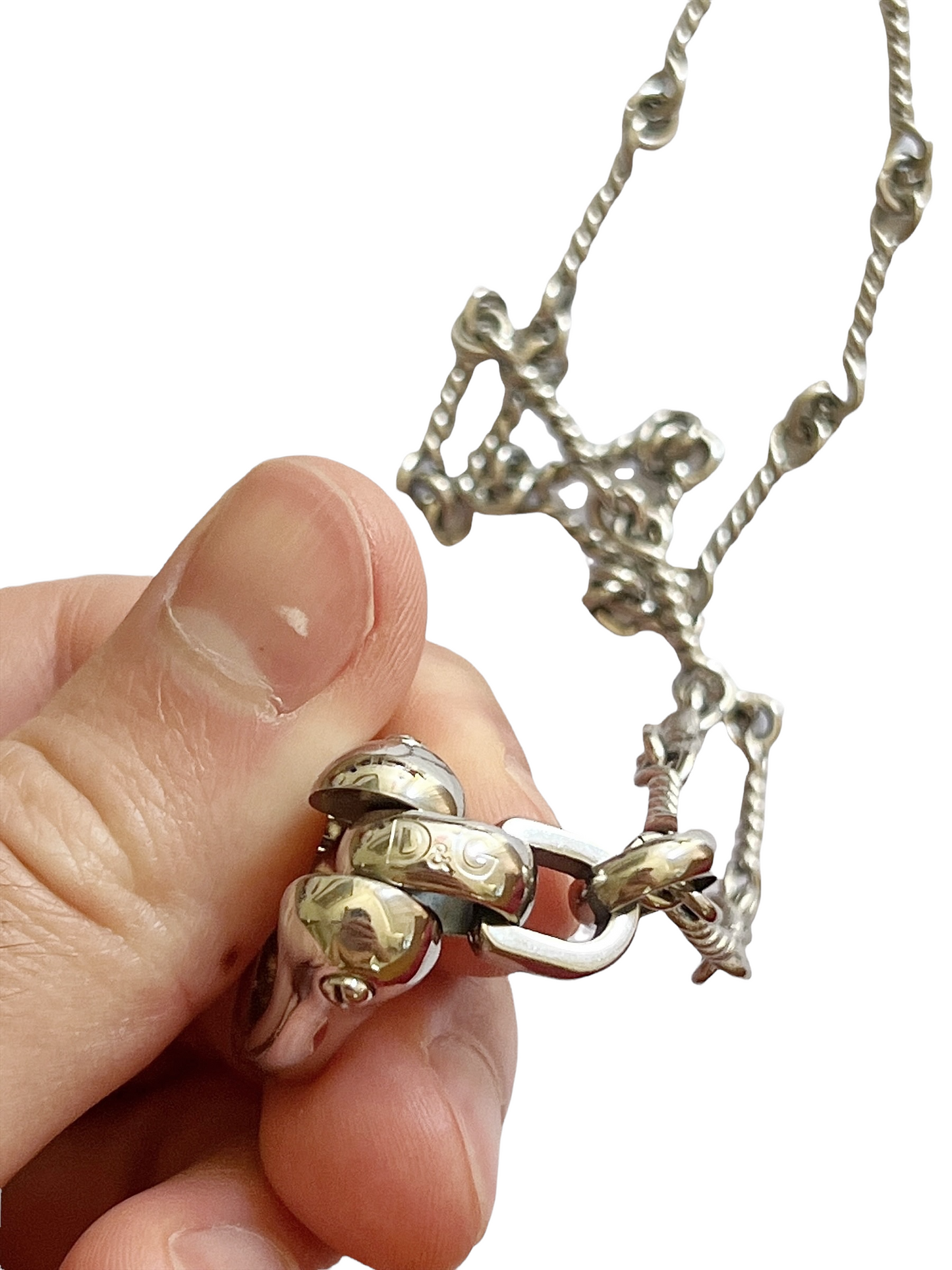 Silver Knocker Necklace