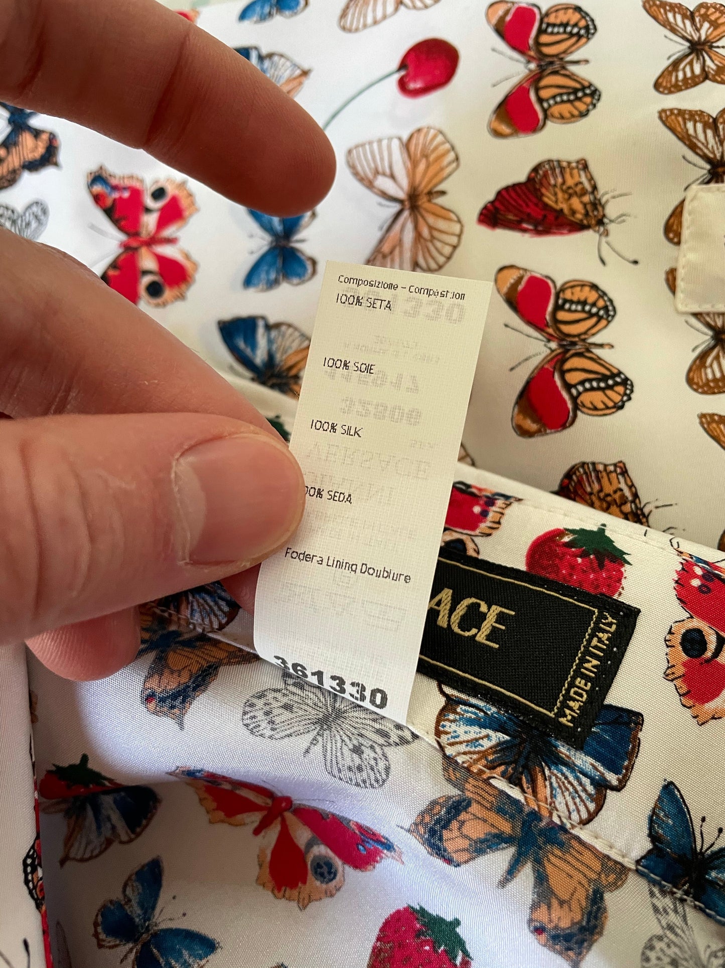 Silk Butterfly Shirt