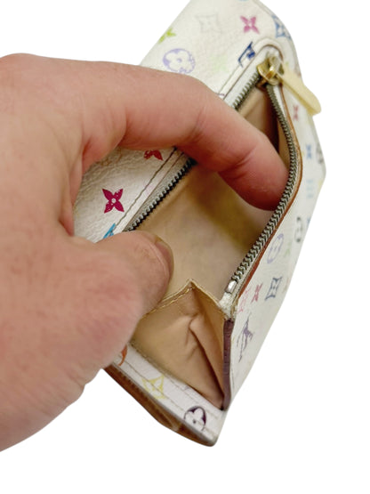 x Takashi Murakami Rainbow Multicolor Monogram Wallet