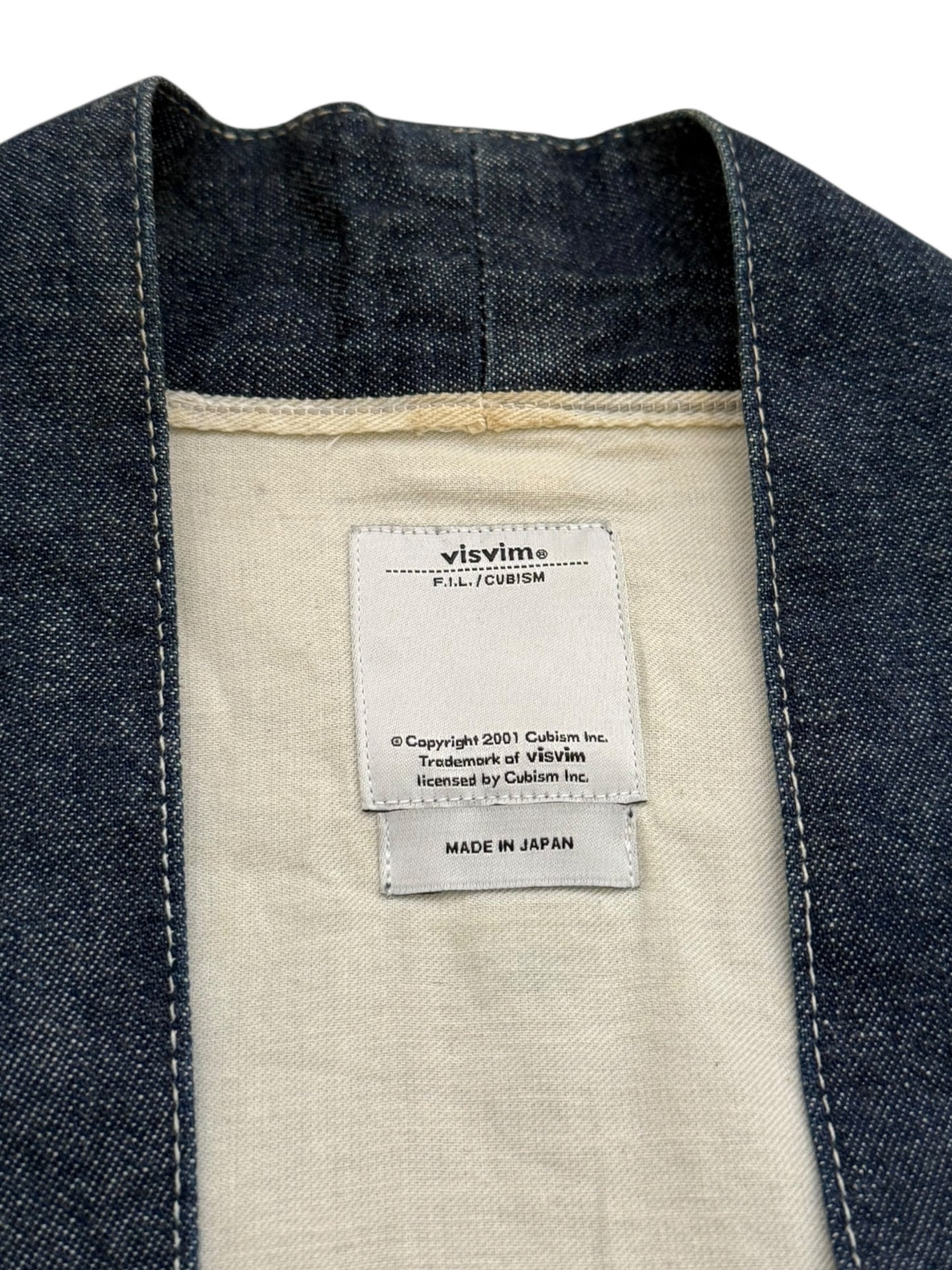 Lhamo Kimono Denim Throwover Shirt