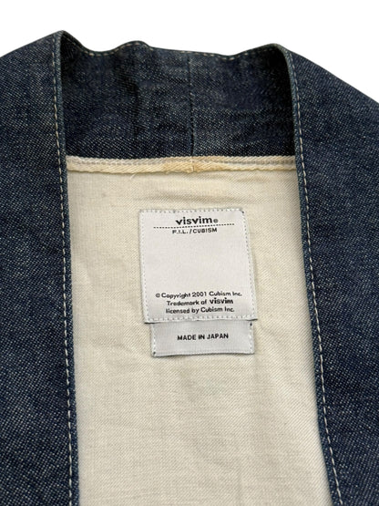 Lhamo Kimono Denim Throwover Shirt