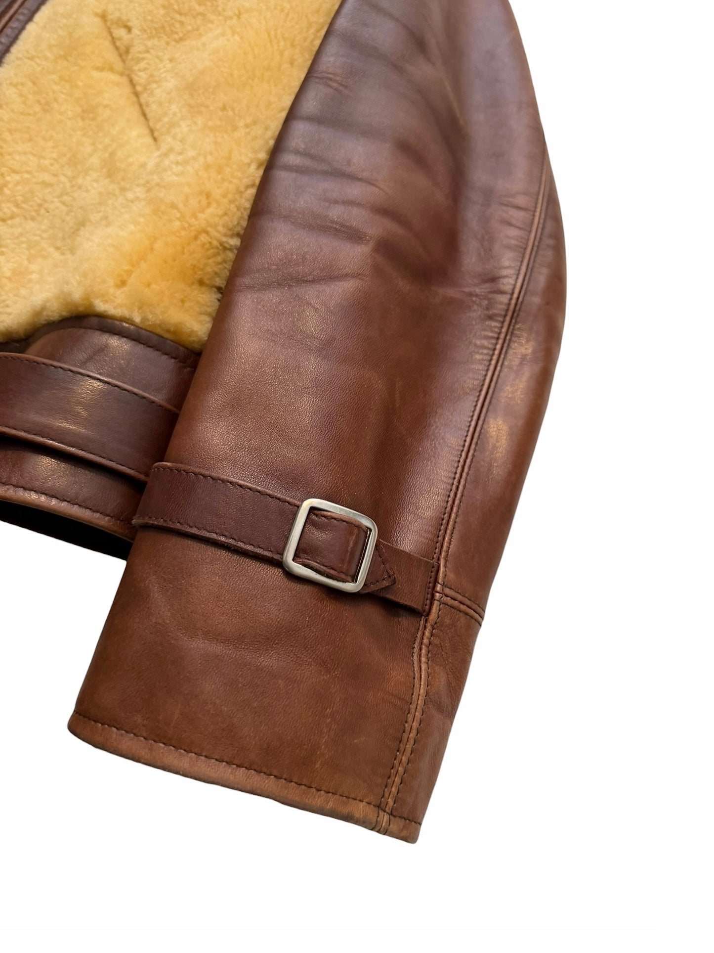 Laskinlamb Horsehide Grizzly Sherpa Re-Edition Jacket 1930’s