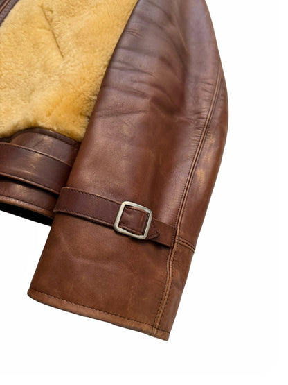 Laskinlamb Horsehide Grizzly Sherpa Re-Edition Jacket 1930’s