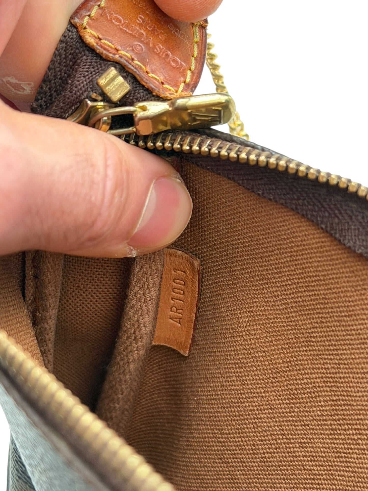 Monogram LV Chain Pochette Bag