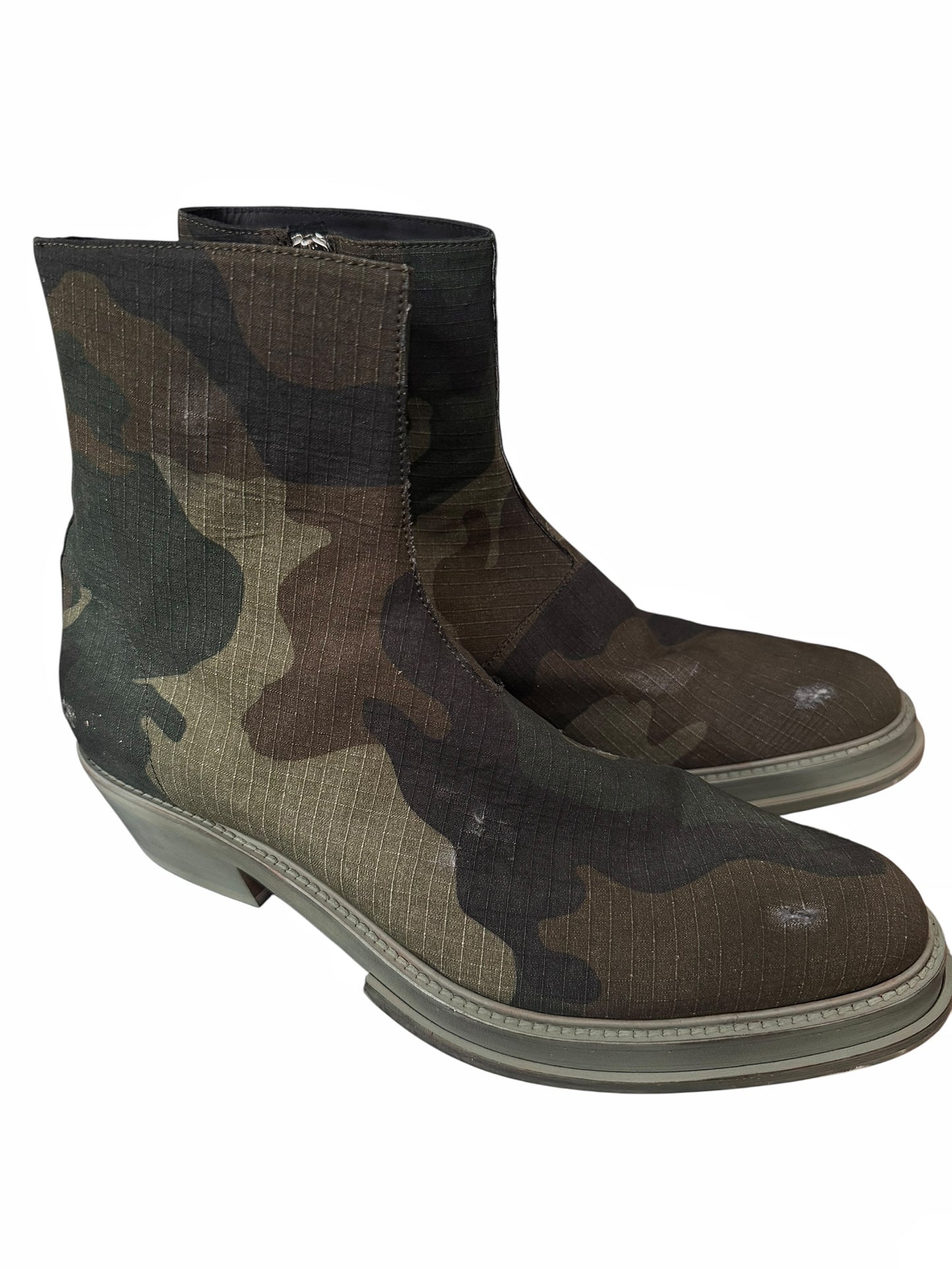 Distressed Camo Ripstop West Coast Chelsea Boot
