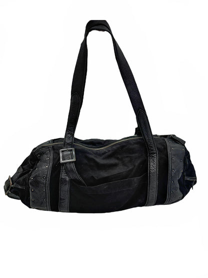 Leather Canvas Small Duffle