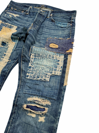 Boro Sashiko Repair Denim
