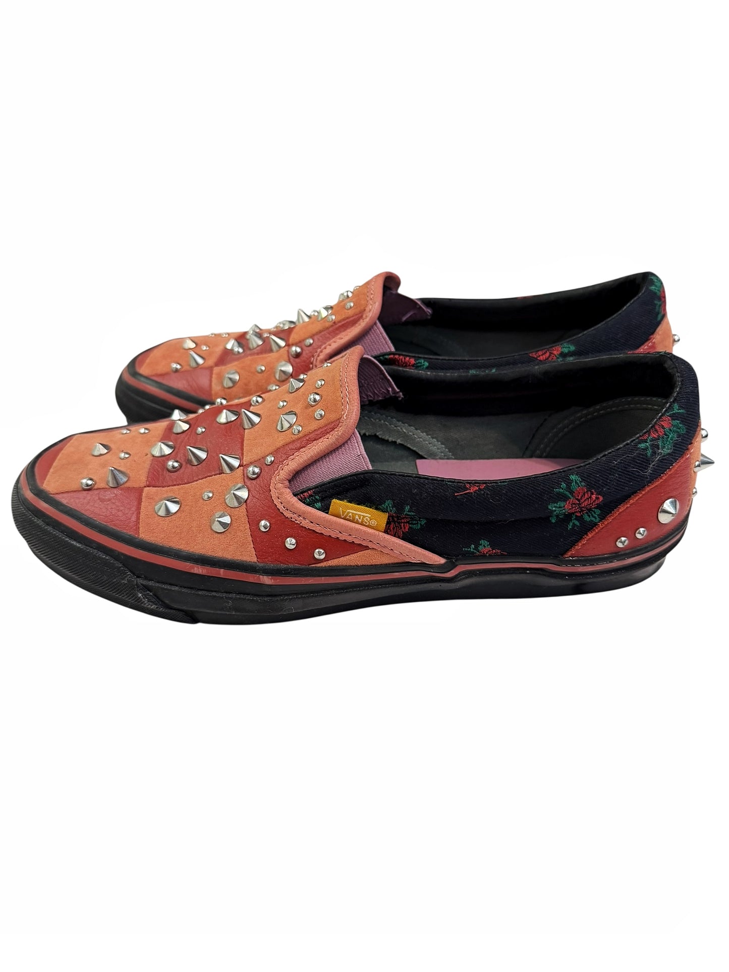 x Vans Vault Studded Patchwork Leather Slip On