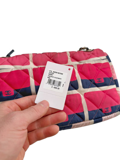 Jumbo CC Graphic Fade Print Flap Bag