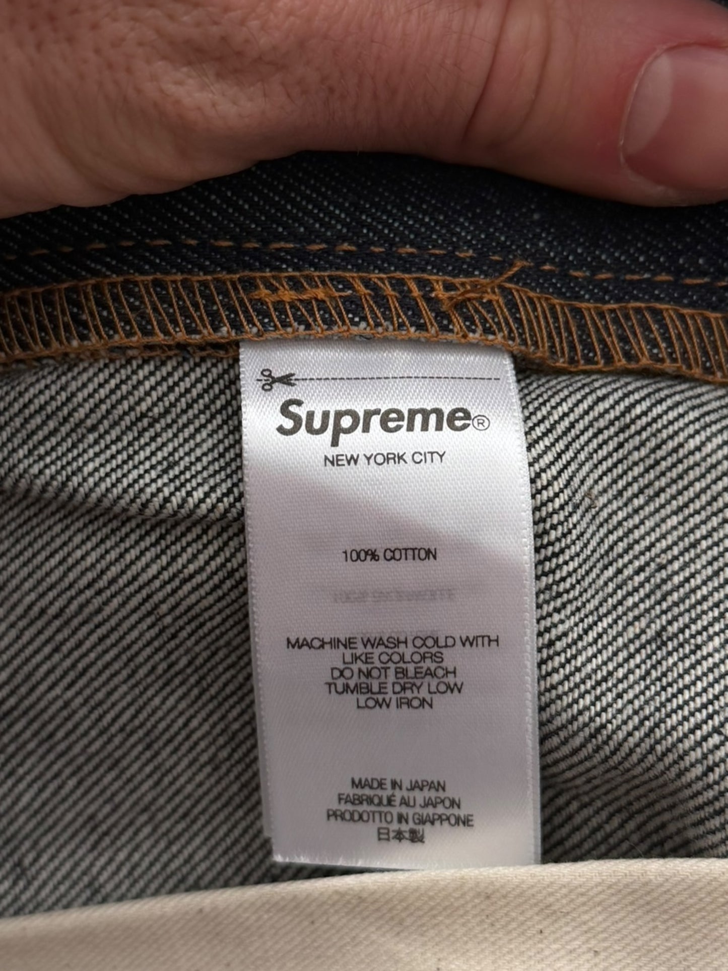 Raw Denim Baggy Shorts