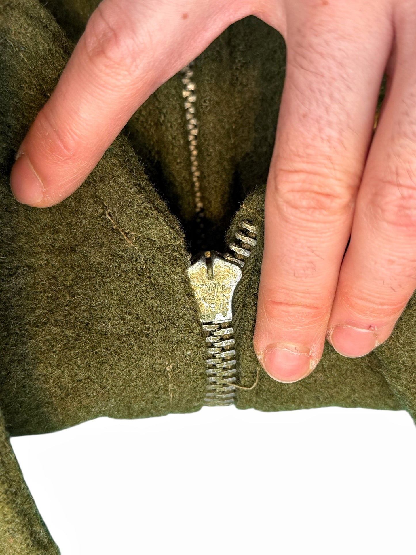 1960’s Korea War Souvenir Wool Vest (Hairy Canary)