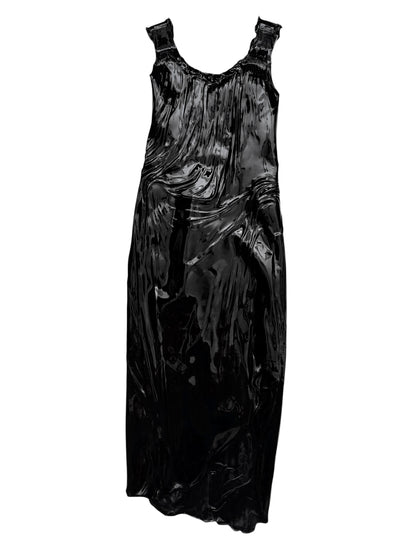 2024 Liquid 3D Molded Latex MIDI Runway Dress