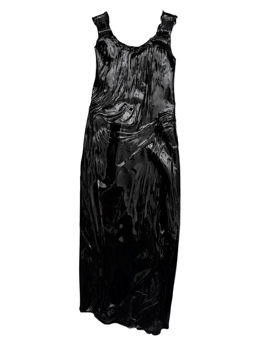 2024 Liquid 3D Molded Latex MIDI Runway Dress
