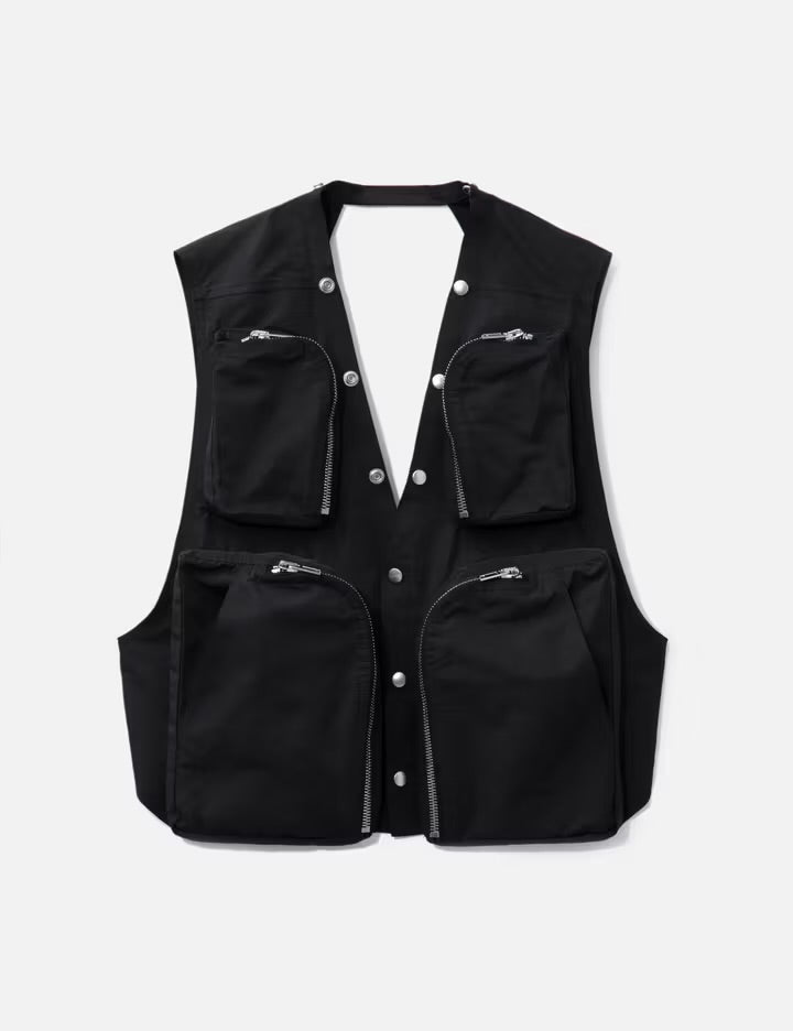 SS26 Hollywood Cargo Zip Vest