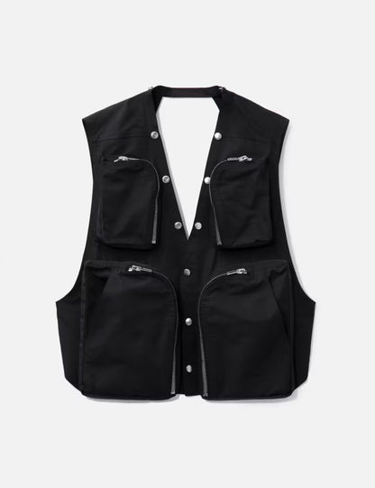 SS26 Hollywood Cargo Zip Vest