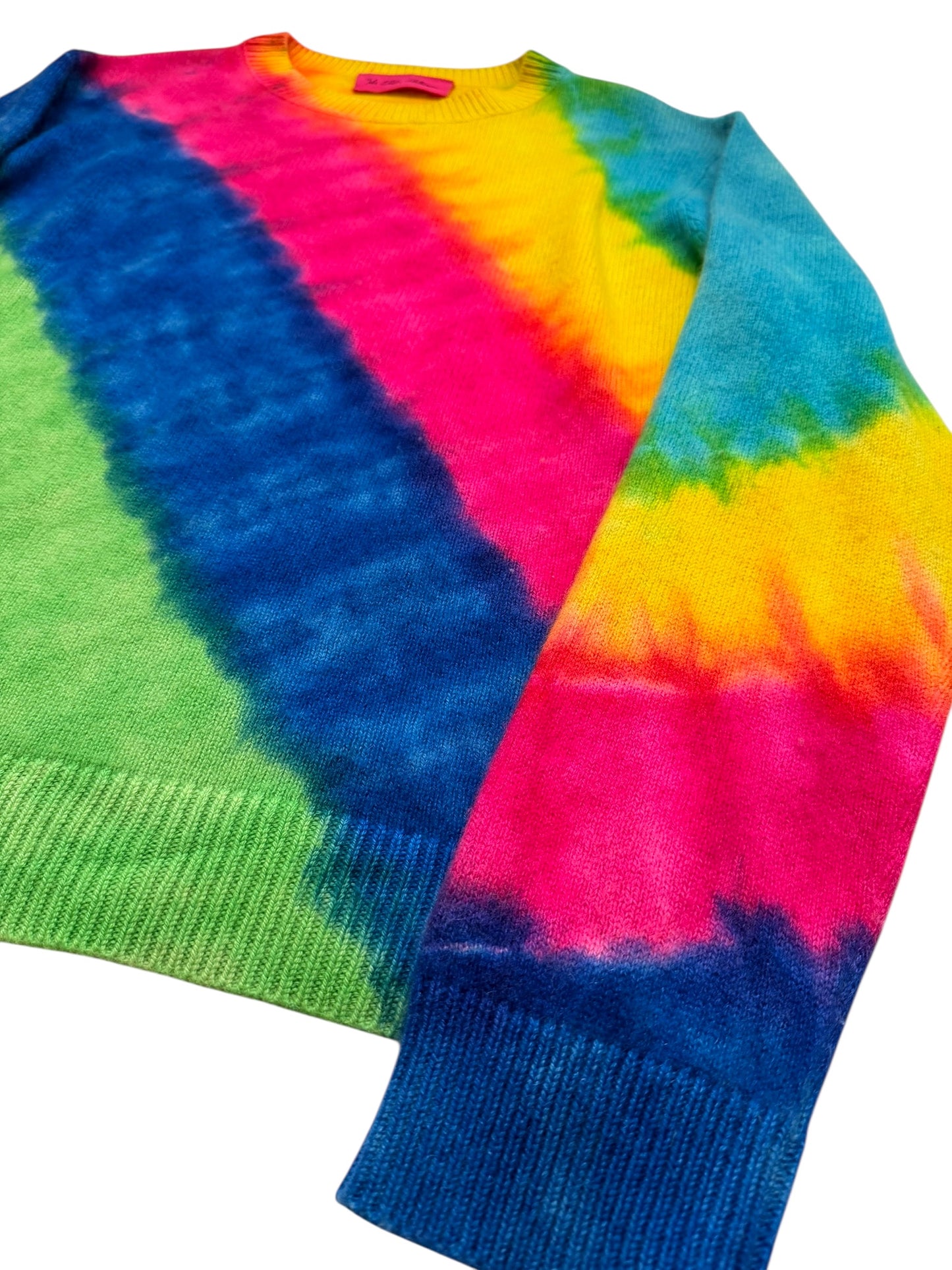 Cashmere Rainbow Tie-Dye Sweater