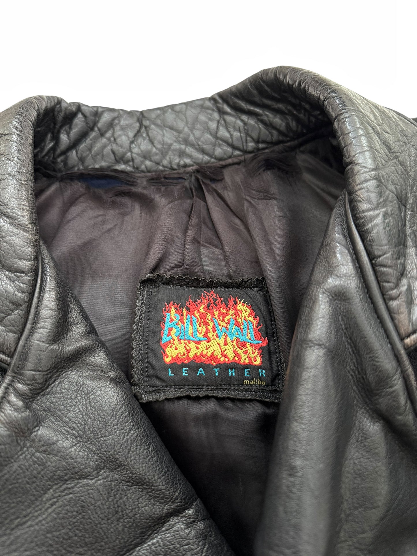 1980’s Custom Order Brass & Stingray Armored Leather Jacket