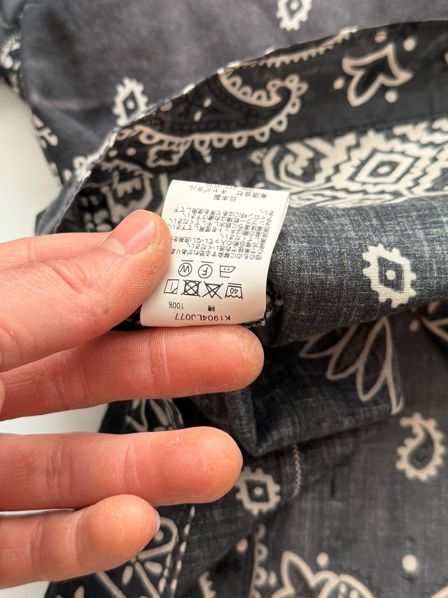 Black Bandana Kerchief Jacket