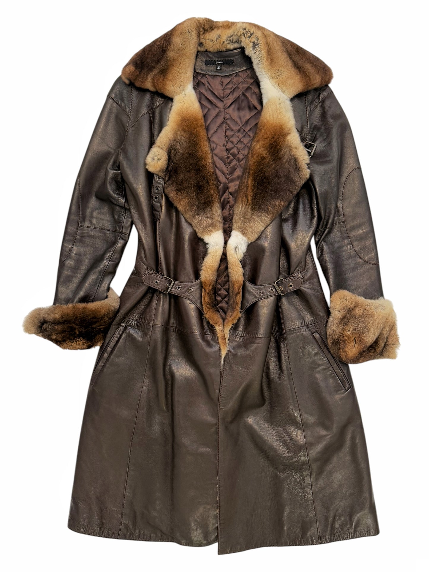 Rabbit Fur Lambskin Coat