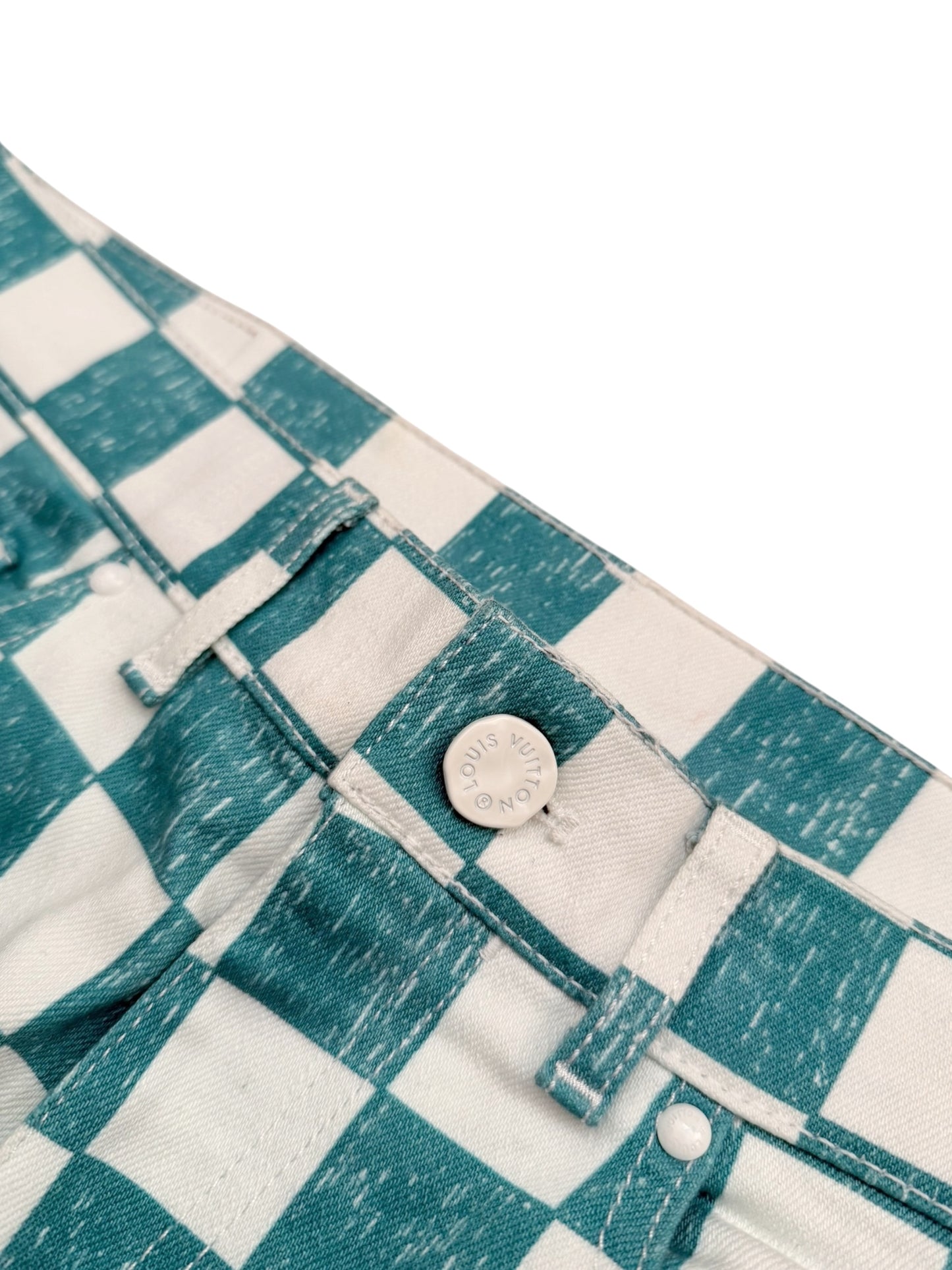 Scribble Damier Checkerboard Pant