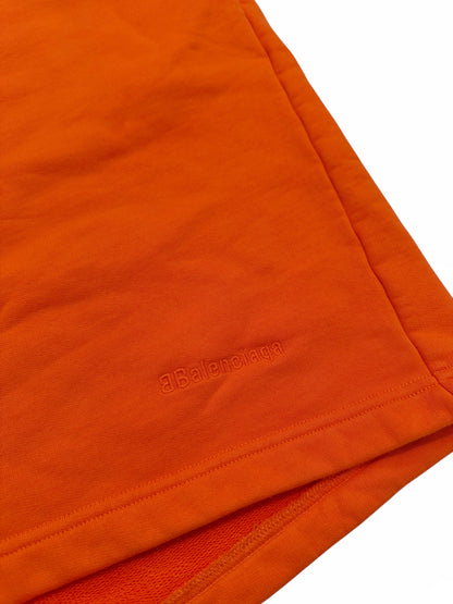 Baggy Orange Logo Shorts