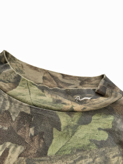 1990’s Thrashed Mossy Oak Duxbak Mock Neck