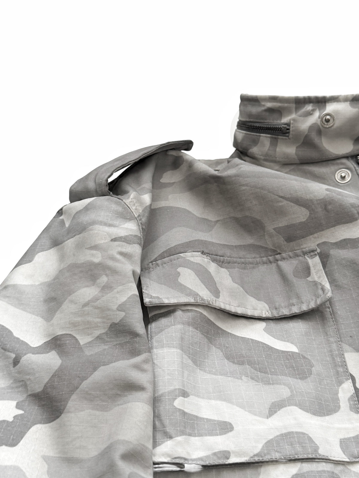2024 Steroid Biker Camo Distressed Jacket