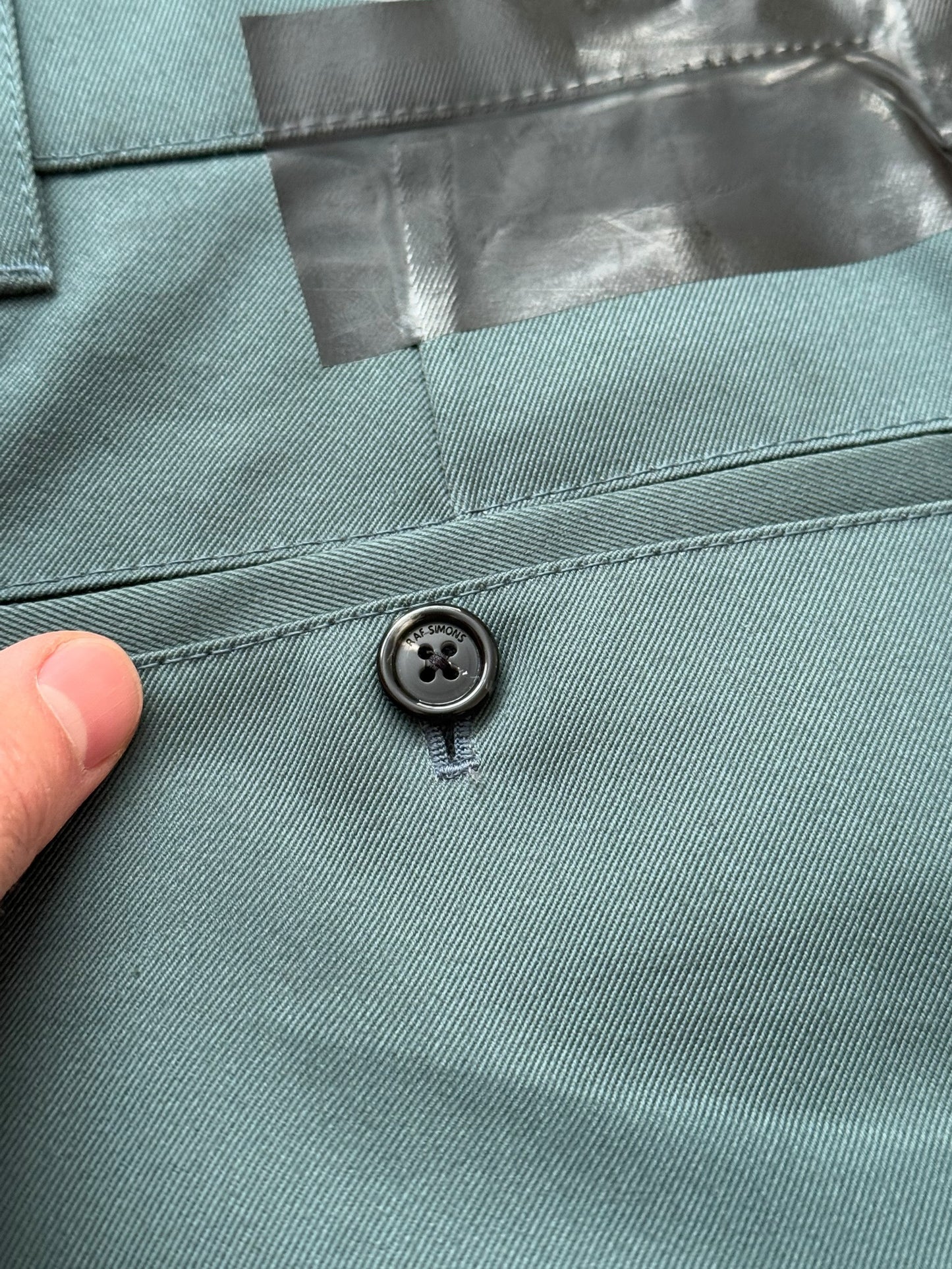 Baggy Green/Blue I <3 You Trouser