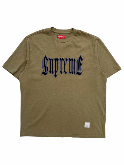 Olive Old English Cut Sew Shirt
