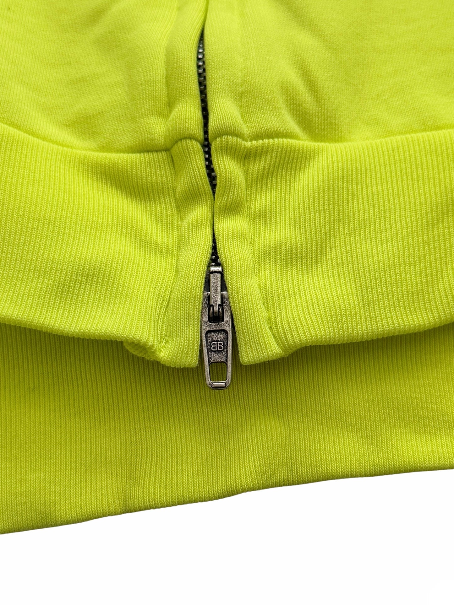 Neon Fluo Soccer Logo Zip Hoodie