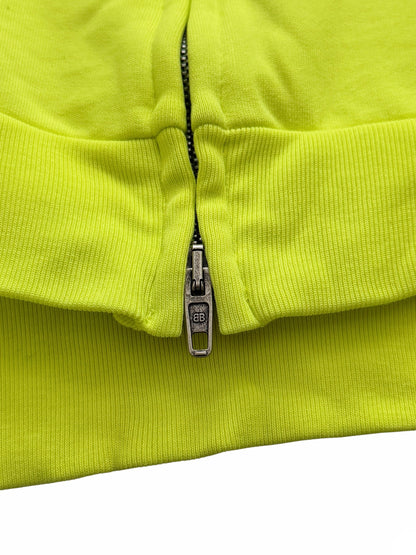 Neon Fluo Soccer Logo Zip Hoodie