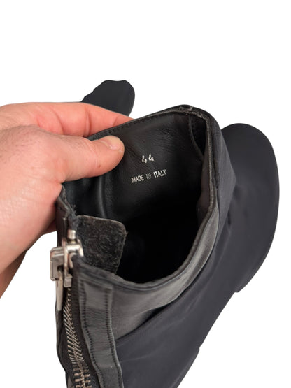 Black Marathon Draped Boot