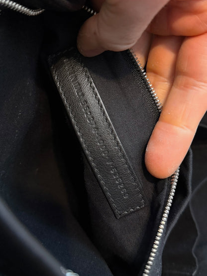 Explorer Logo Leather Backpack