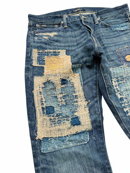 Boro Sashiko Repair Denim
