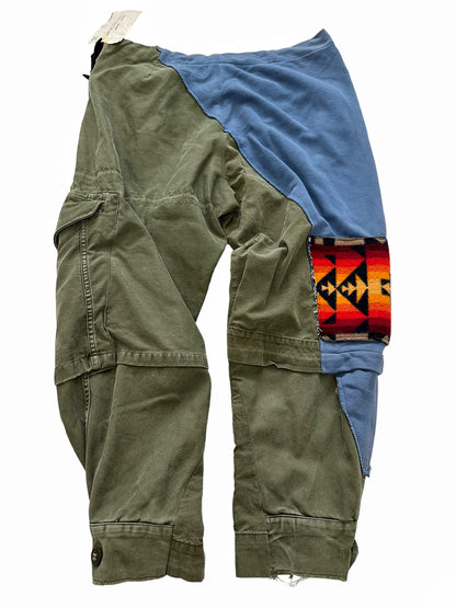 50/50 Fleece Blanket Army Jacket Cargos