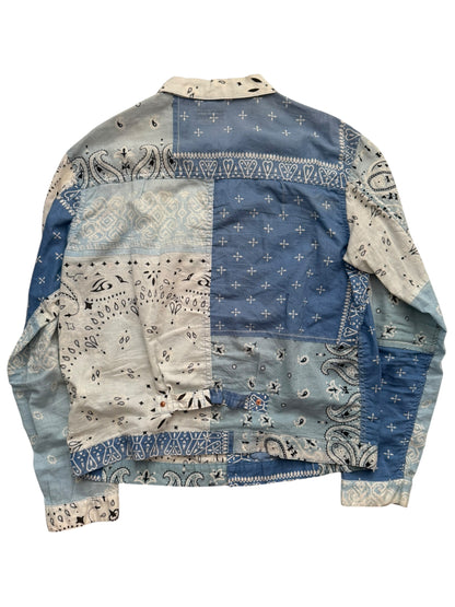 Ice Blue Kerchief Bandana Shirt